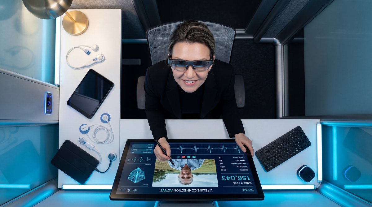 Demonstration of a virtual physical exam using a smartphone camera