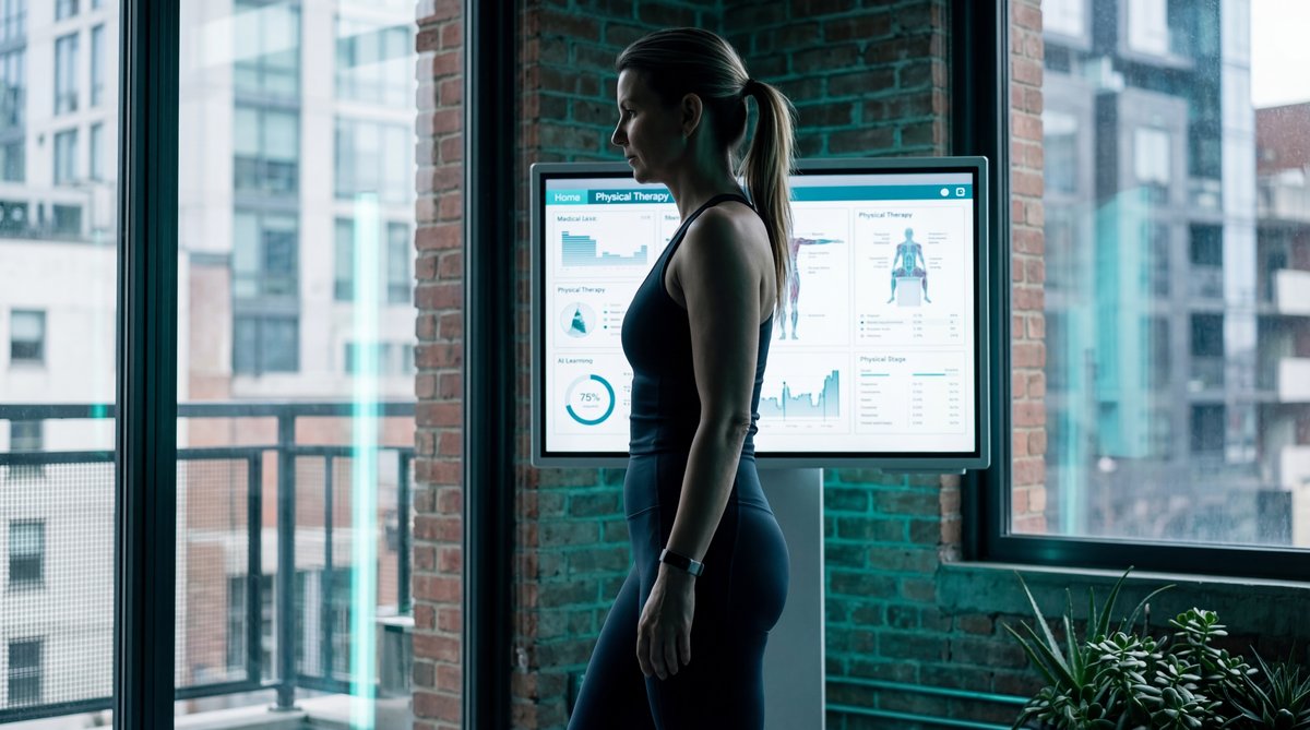 Isometric illustration of a digital patient portal and appointment scheduling interface