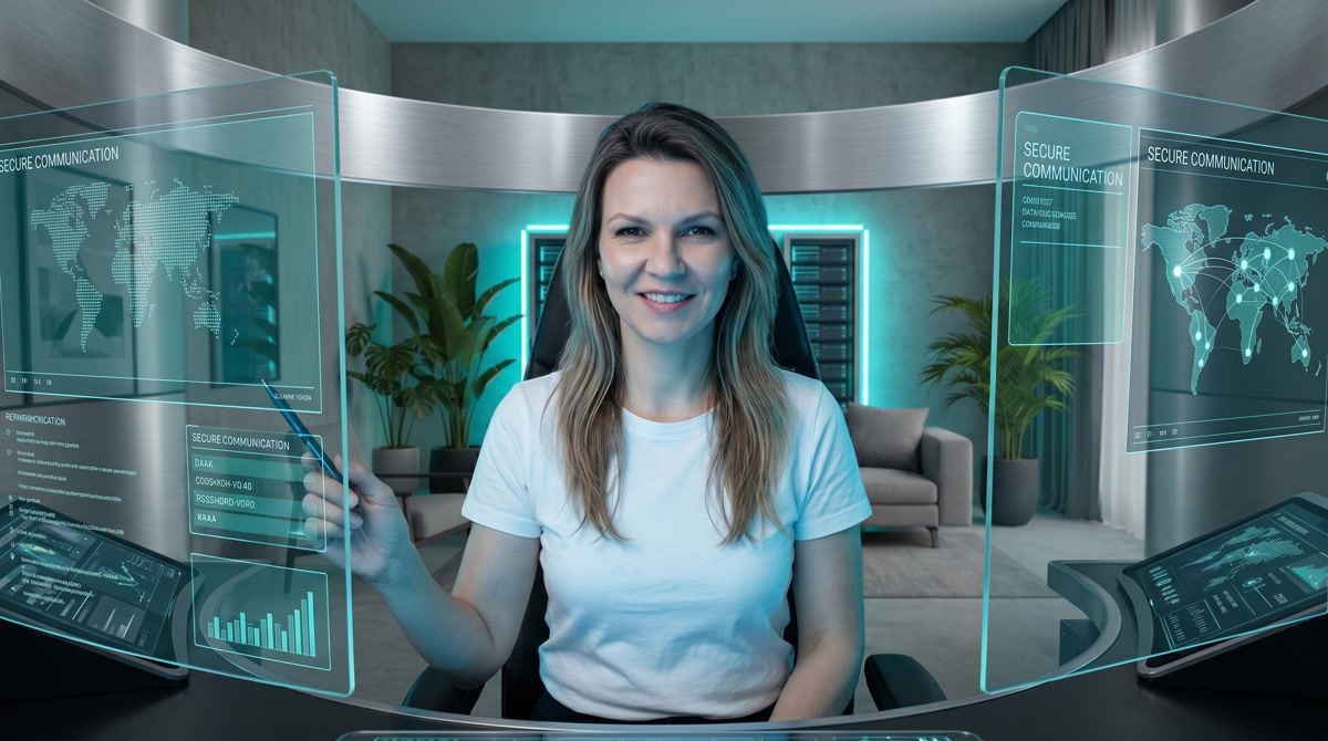 Prepared table setup for a successful virtual medical appointment